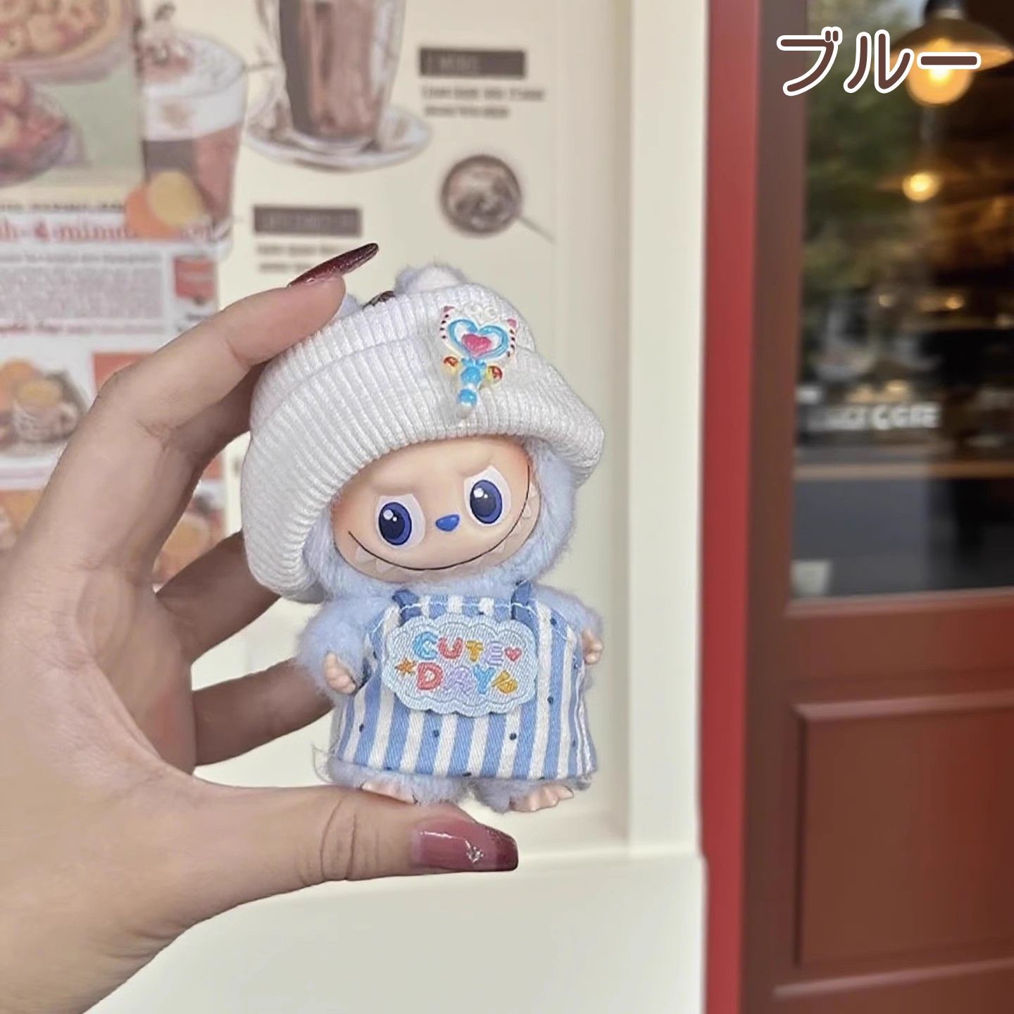 ぬいぐるみ服 labubu ラブブ かわいい 10cm 第4世代通用 着せ