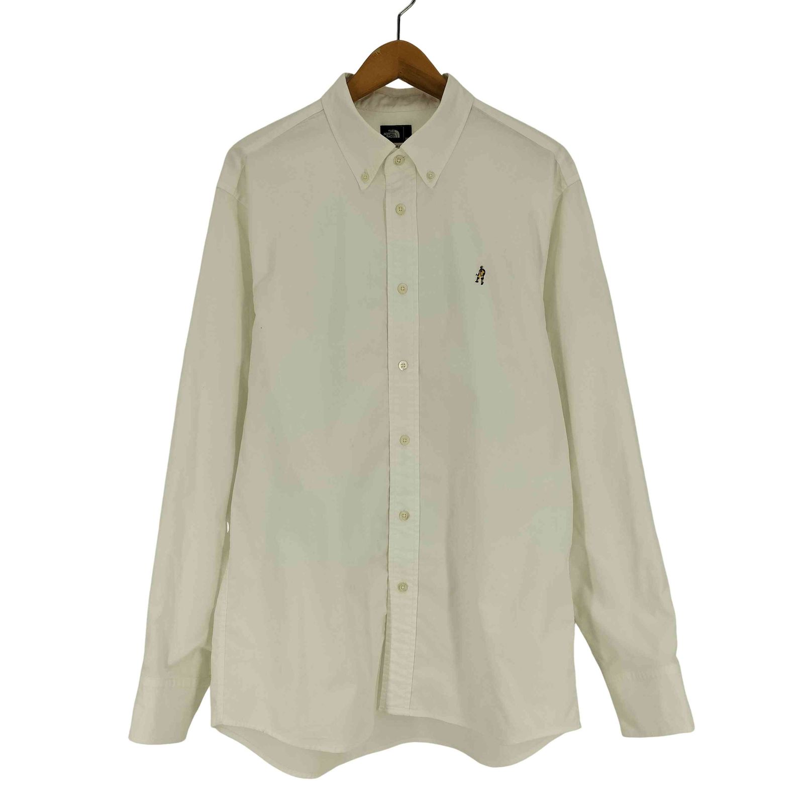 ノースフェイス　ヒムリッジシャツ L/S　Lサイズ 隠れた名品】ノースフェイスの白シャツ「ヒムリッジシャツ