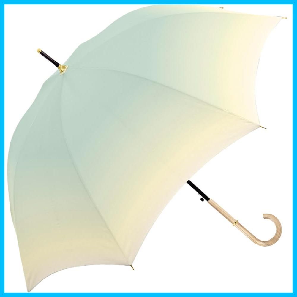 Drop クラックス Rainbow 長傘 58 CM ミルキートーン グラデーション ミントブルー ホワイト 106618