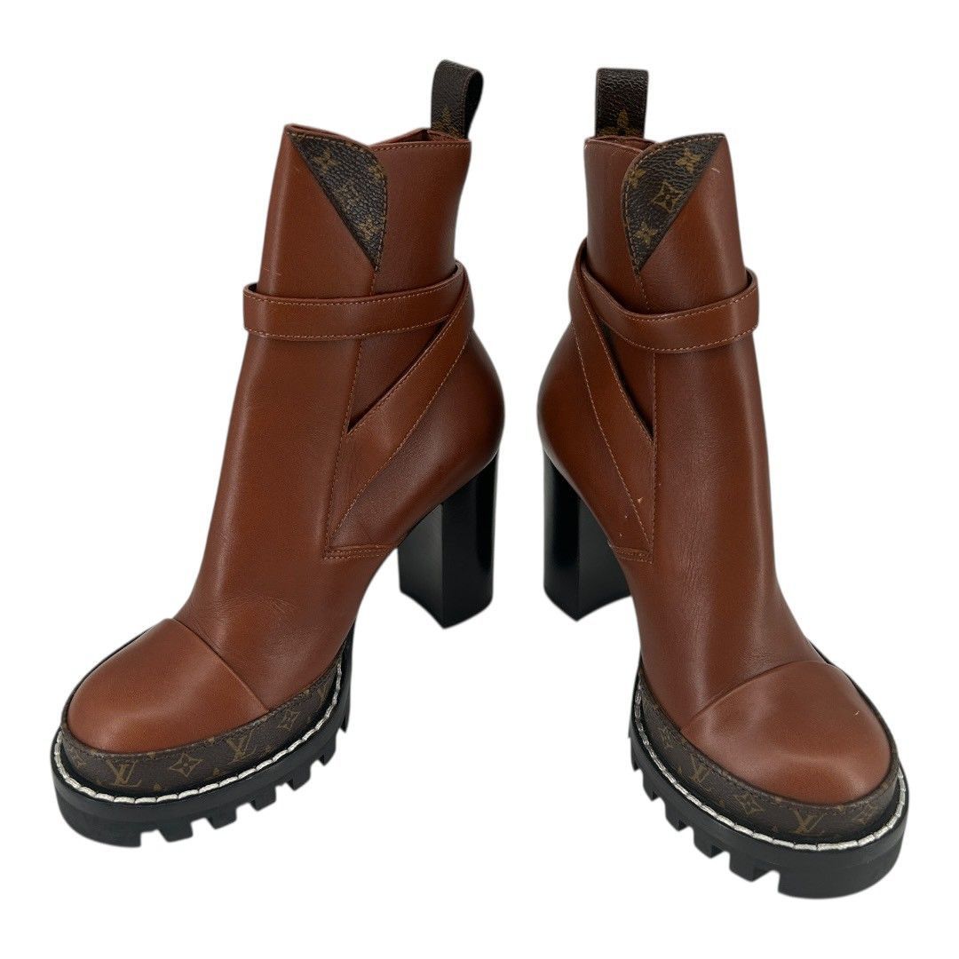 Louis Vuitton レディース ブーツ ブラウン サイズ表記37