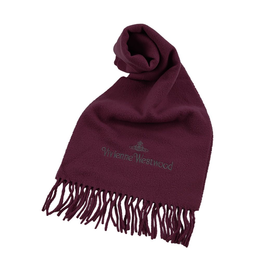 Vivienne Westwood  マフラー　パープル　未使用タグ Vivienne Westwood（マフラー/ショール ・ パープル/紫色系）の