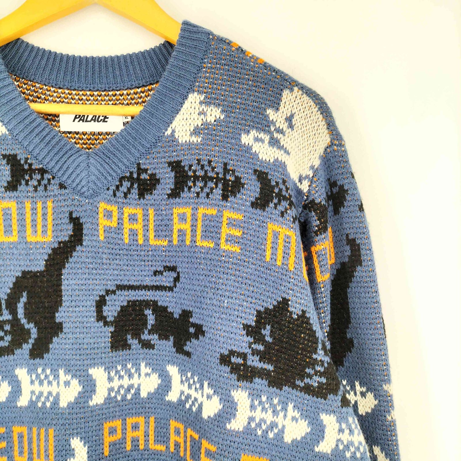 パレス PALACE 22AW MEOW MEOW KNIT メンズ XL - 古着買取BAZZSTORE