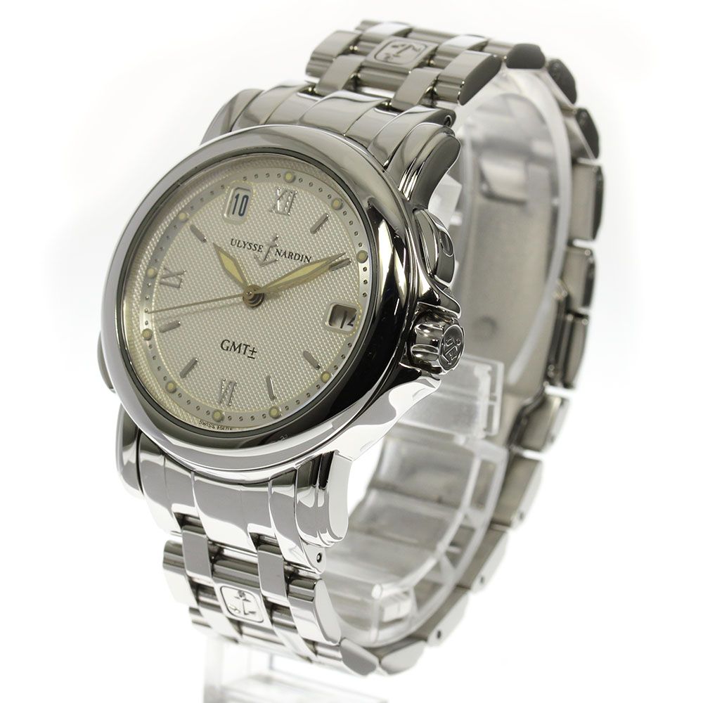 ユリス・ナルダン サンマルコGMT± 203-22 SS 自動巻 付属品あり ユリス