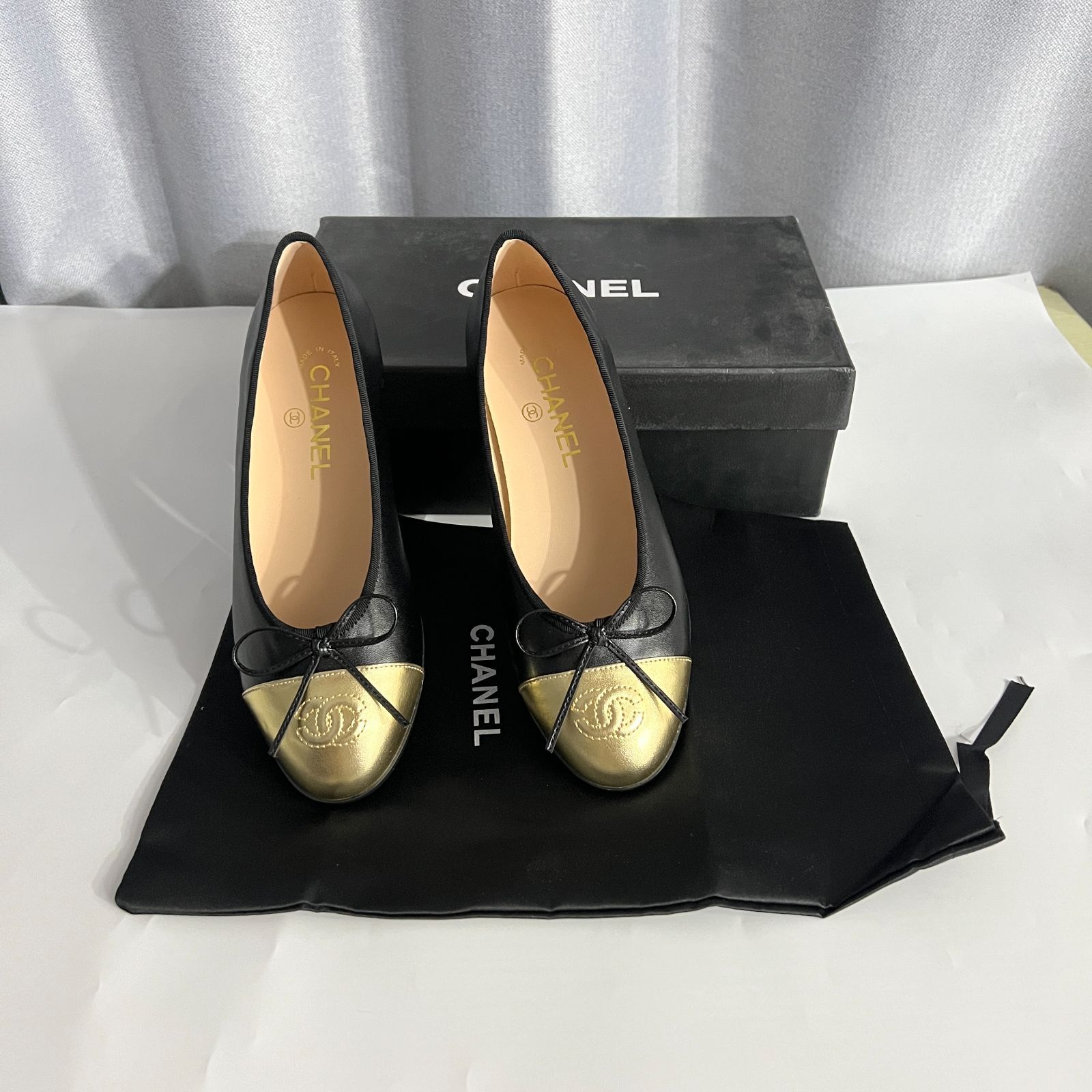 CHANEL バレエシューズ箱付き