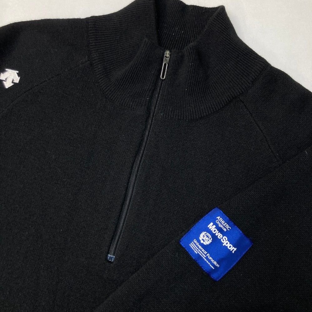 サイズ：L DESCENTE GOLF デサントゴルフ ハーフジップニット