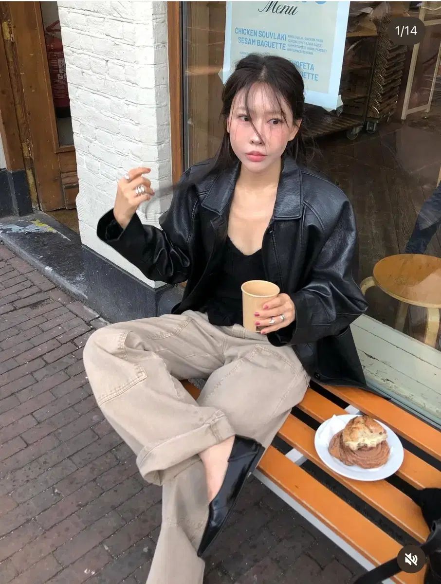 詩人 ガールズポケット ダイイングパンツ ベージュ S DECORATOM_COM_BR