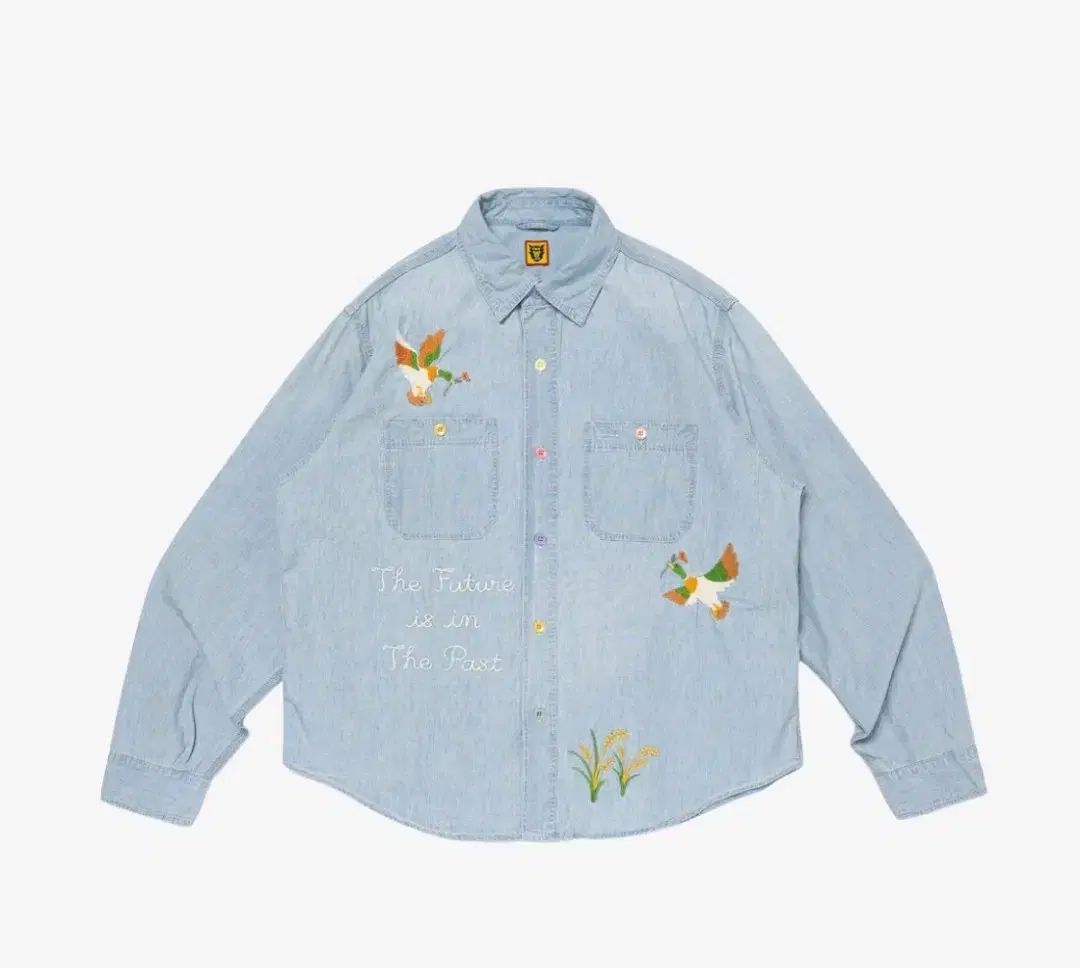 HUMAN MADE ヒューマンメイド CHAMBRAY DUCK SHIRT シャンブレー