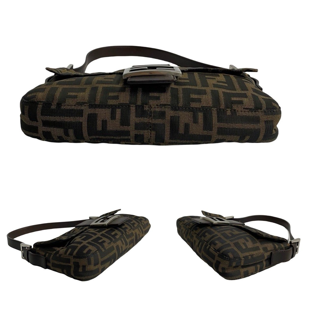 極 美品 FENDI フェンディ マンマバケット ズッカ FF 柄