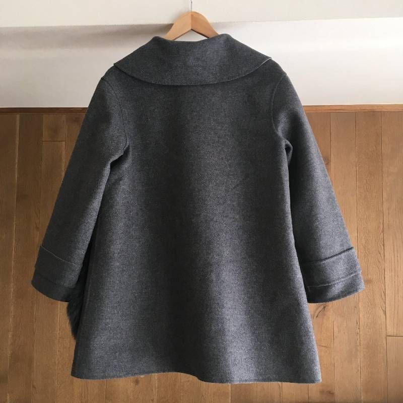 極美品　Rene（ルネ）TISSUE　 ポケット ファー　コート36 極美品 Rene（ルネ）TISSUE ポケットファー コート36 - メルカリ