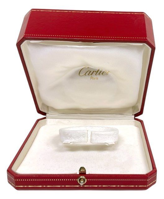 10CM27 Cartier カルティエ ブレスレット 空箱 ケース アクセサリ カルティエジュストアンクル SM #18 ユニセックス ブレスレット