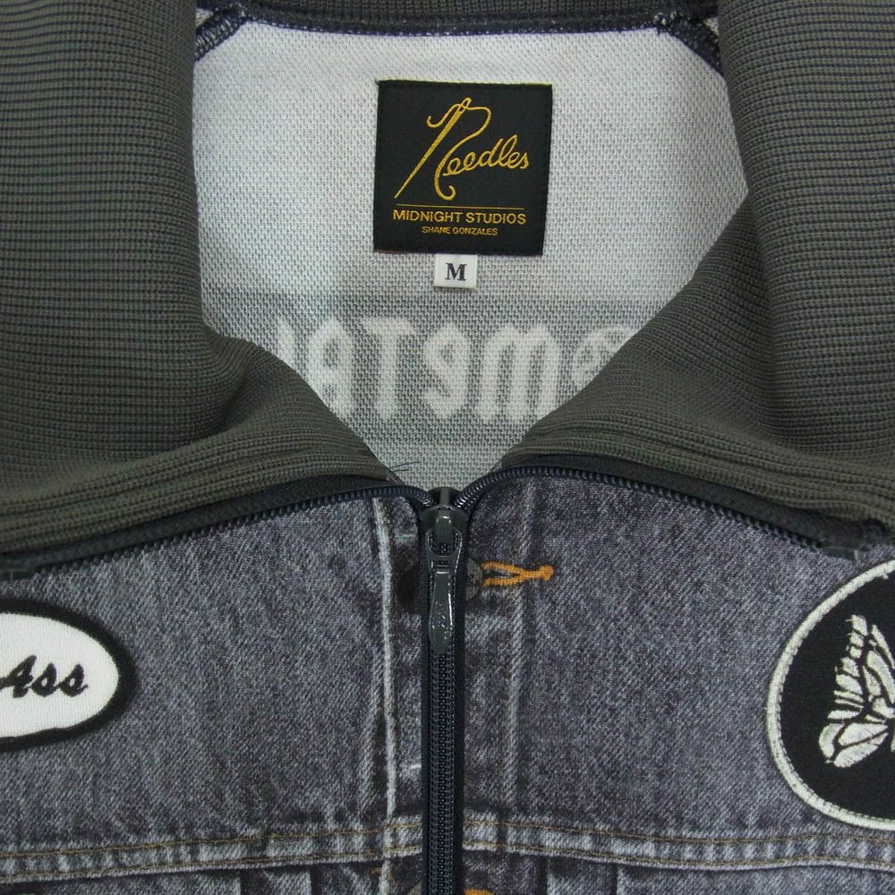 NEEDLES×MIDNIGHT STUDIOS デニム転写トラックジャケット