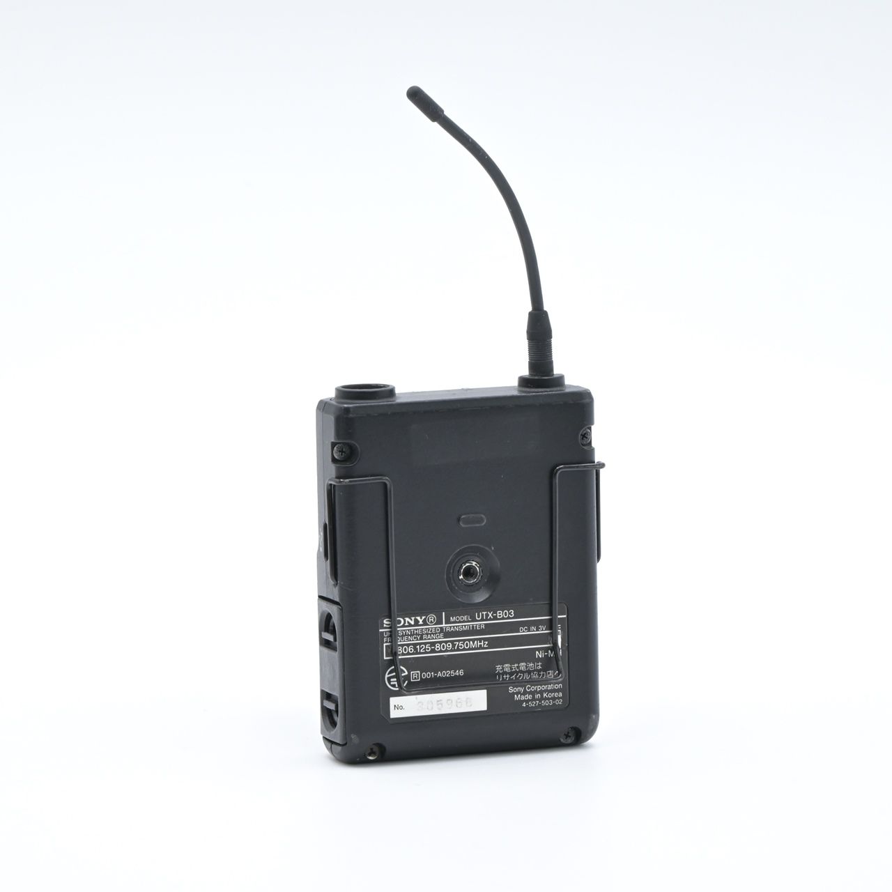 ワイヤレスマイクロホンパッケージ アクセサリ