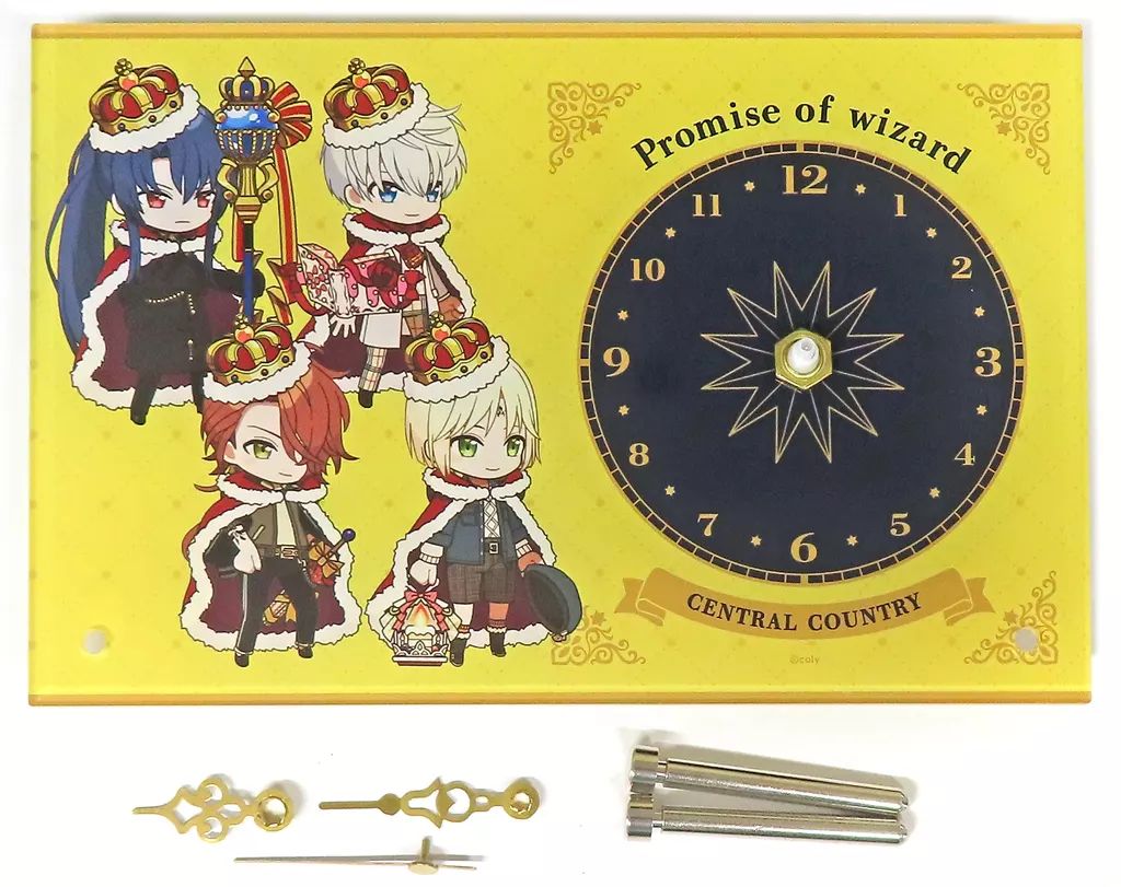 正規品，人気 【中古】置き時計・掛け時計 中央の国 アクリル時計 「魔法使いの約束 ～Our Magical Party Wiz You!～ 会場限定くじ」 A賞 置時計