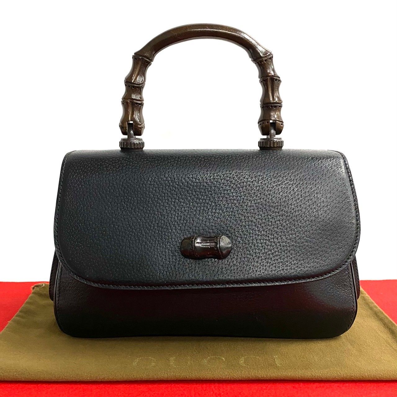 極 美品 オールドグッチ バンブー ターンロック レザー ハンドバッグ ブラック 楽天市場】【中古】｜GUCCI グッチ バンブーターンロック