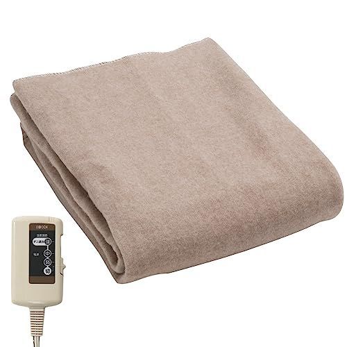冷暖房・空調 4)ベージュ_1)約140×80cm(敷き毛布) 広電(KODEN) 電気