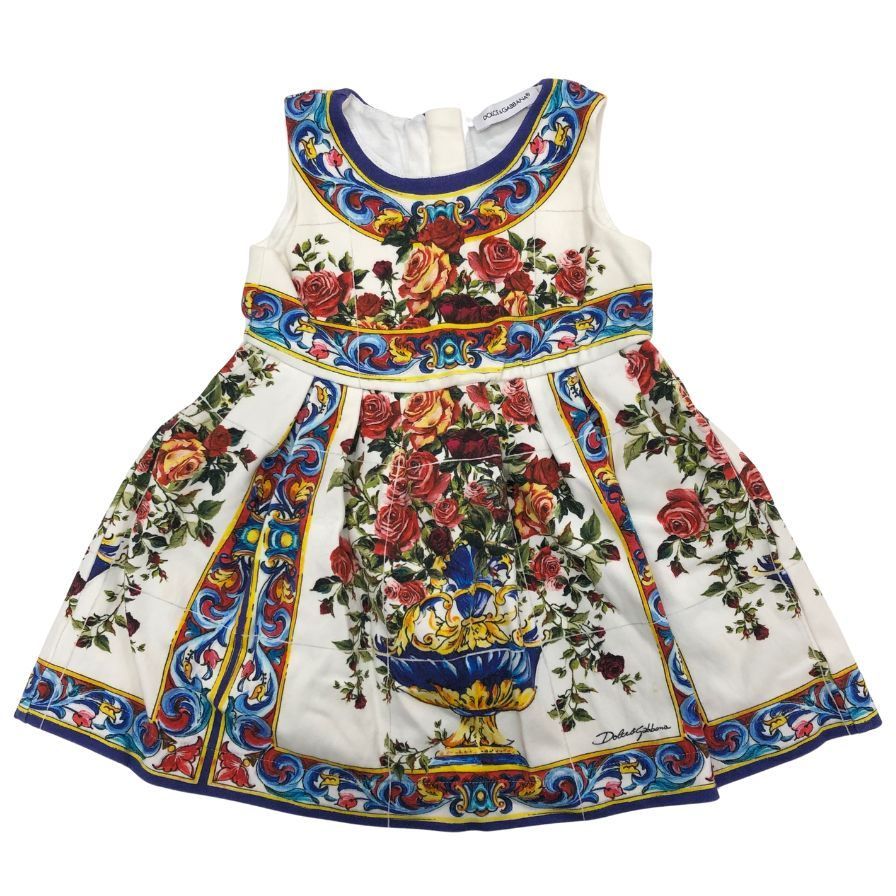 ドルチェ&ガッバーナ ワンピース 花柄 キッズ 【AFB42】 - メルカリ