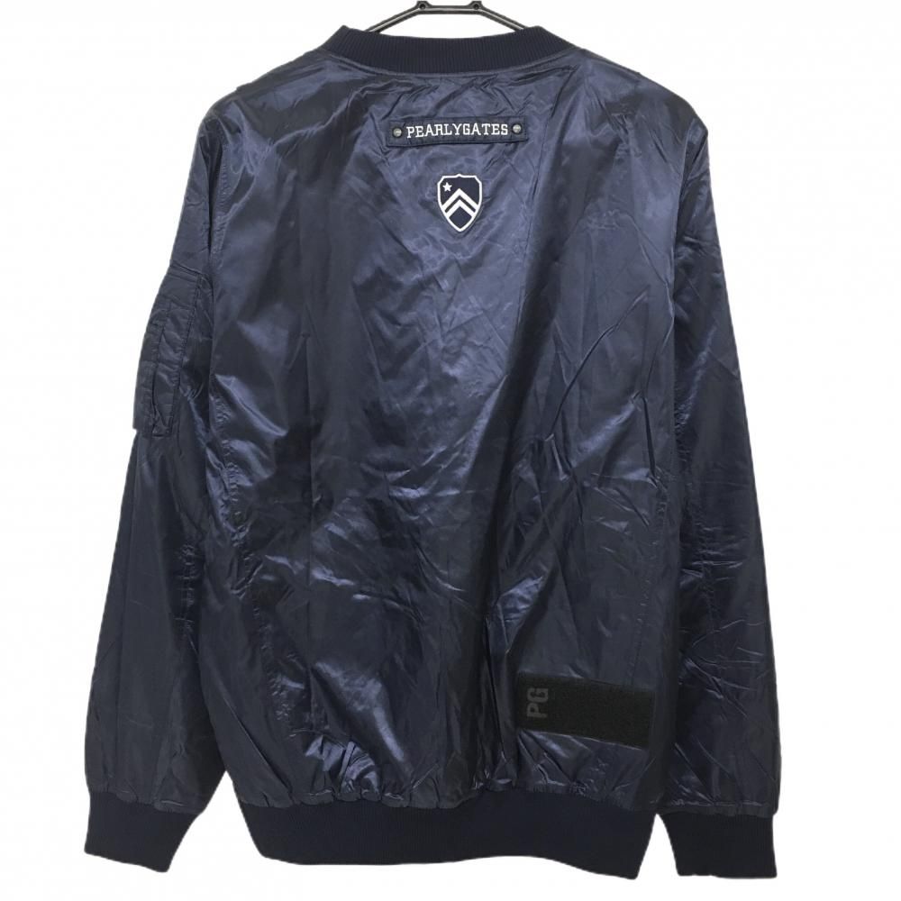 美品】パーリーゲイツ 中綿スニード ネイビー ブルゾン メンズ 5(L