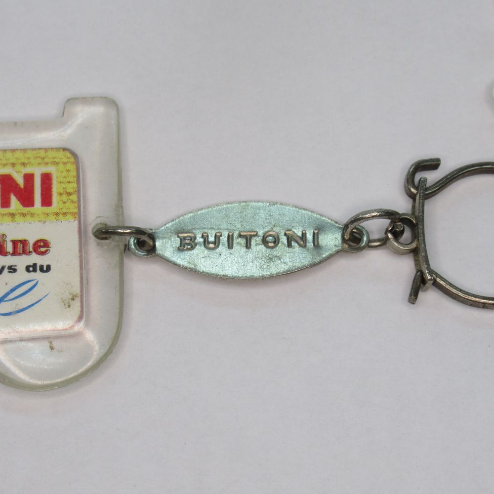 ヴィンテージ キーホルダー Bourbon ブルボン フランス BUITONI 