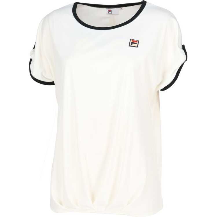 フィラ ゲームシャツ(レディース) M オフホワイト #VL2698-02 FILA 新品 未使用