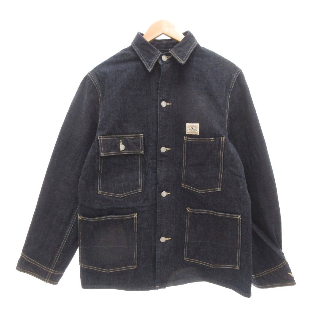 ステュディオダルチザン STUDIO D ARTISAN G3カバーオール セルヴィッジ デニムジャケット 40 インディゴブルー D4506 |UO