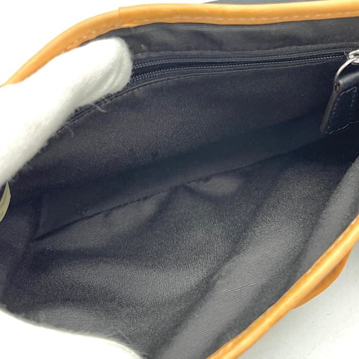 中古】良品 COACH コーチ シグネチャー エナメル × レザー ショルダー  