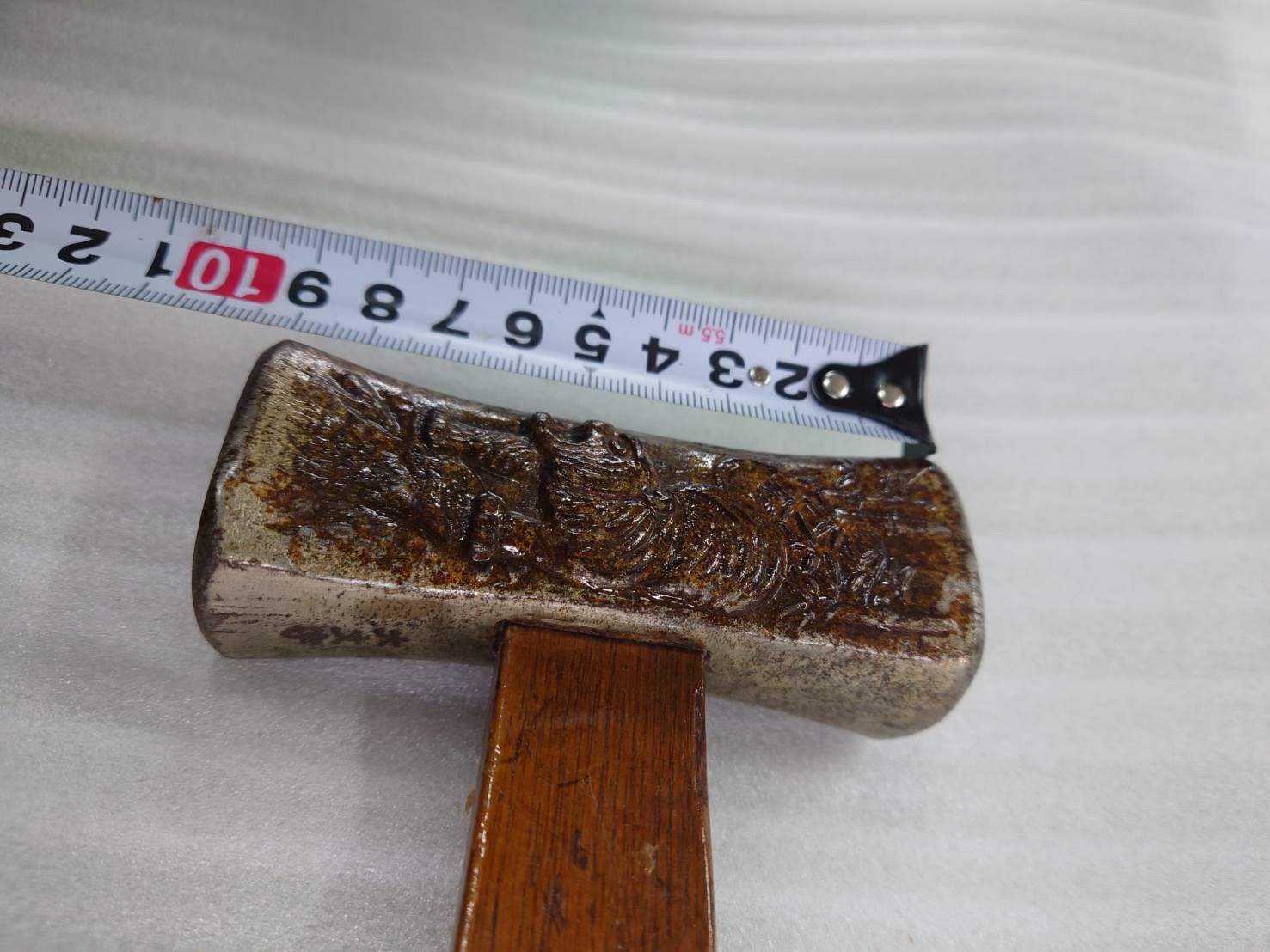玄能 大文字 龍虎彫 工芸品 大工道具 金槌 ハンマー 骨董 - メルカリ