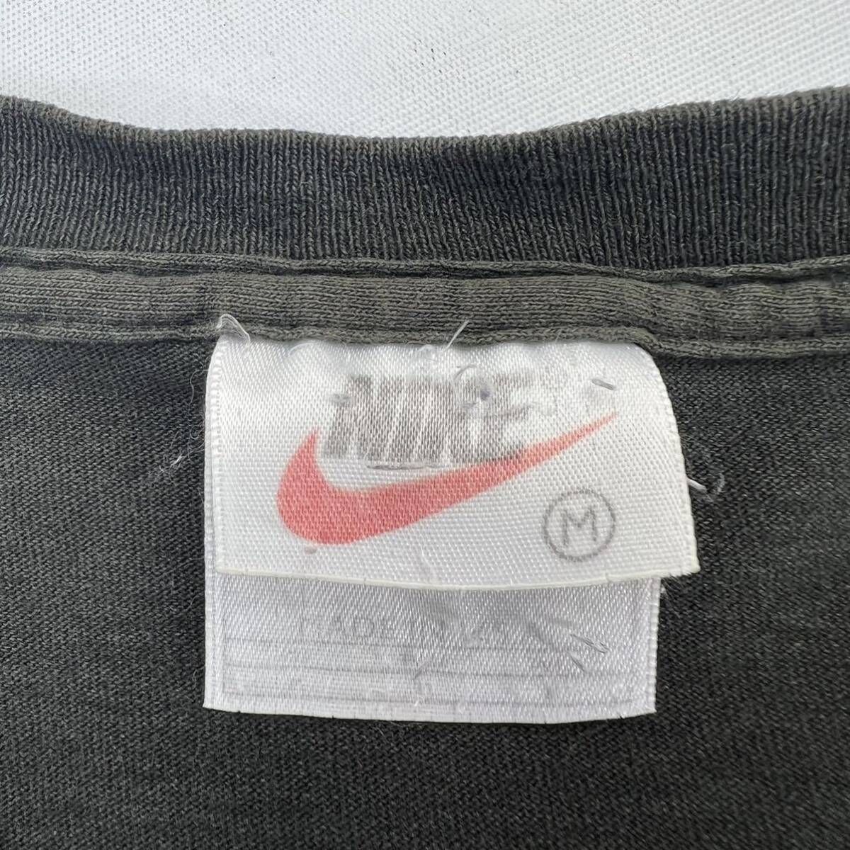 00s 90s ☆ NIKE ☆ アンドレ アガシ Tシャツ フェード ブラック