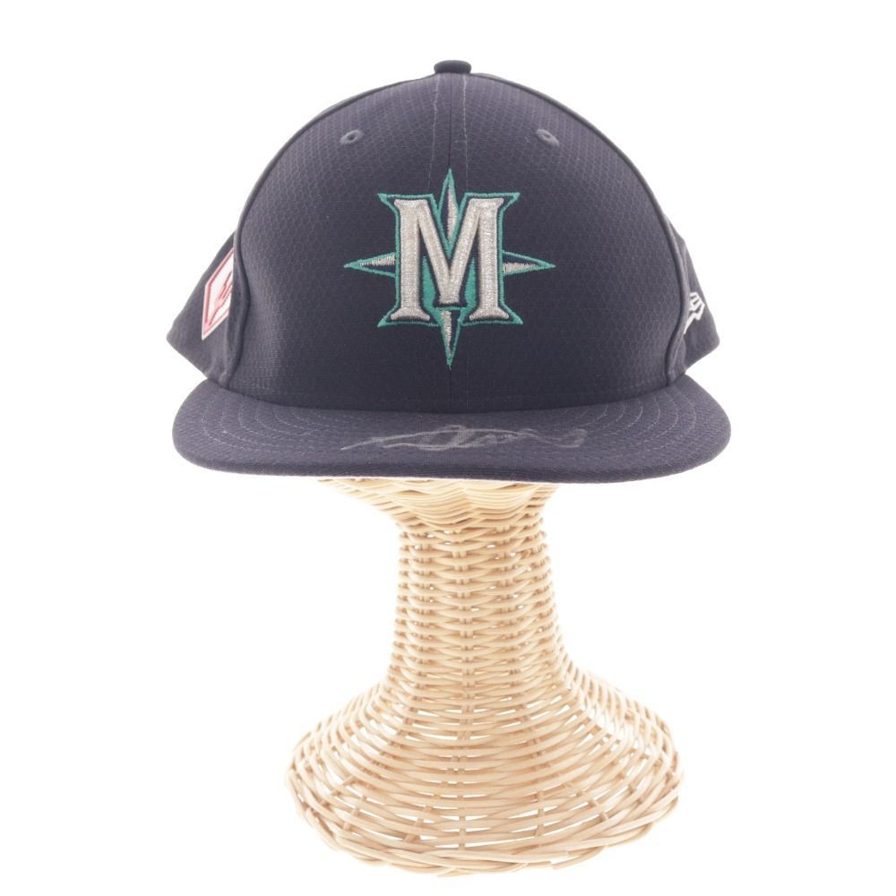 NEW ERA - 【新品】イチローサイン入り マリナーズ キャップ □ イチロー サイン入り キャップ 帽子 シアトル マリナーズ NEW