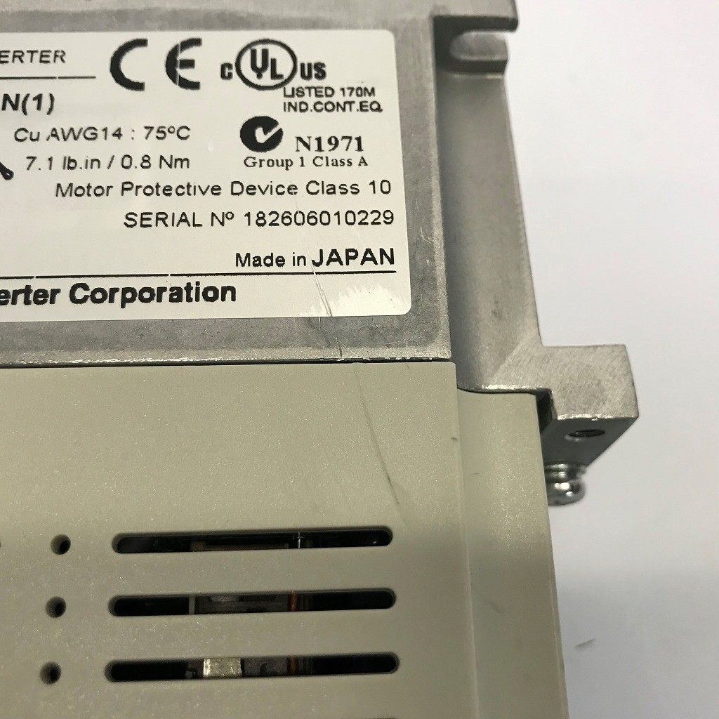 東芝　インバーター 型番：TOSHIBA VFS9-2002PM-AN(1) 東芝 インバーター VF-S9-2002PM-AN(1) 【公式通販】