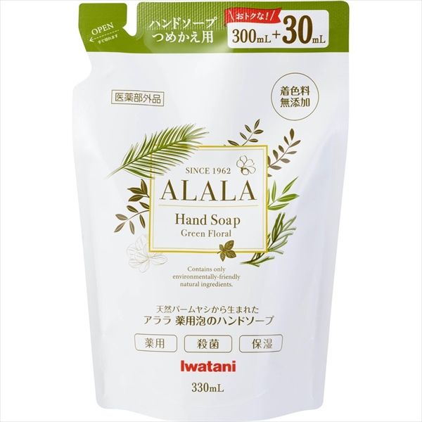 まとめ買い-36点セット アララ 薬用泡のハンドソープつめかえパック３３０ｍｌ 岩谷産業 ハンドソープ
