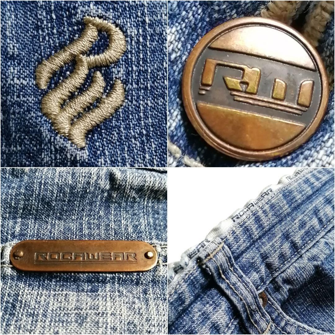 90年代 ROCAWEAR ロカウェア デニムパンツ 極太 バギージーンズ