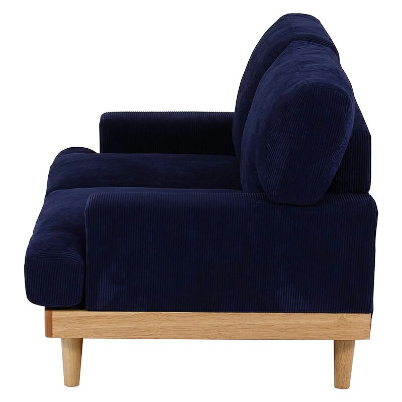メーカー 不二貿易 Fujiboeki ソファ ネイビー コーデュロイ フェリーチェ 55093 NEXPOTALLINN_EU
