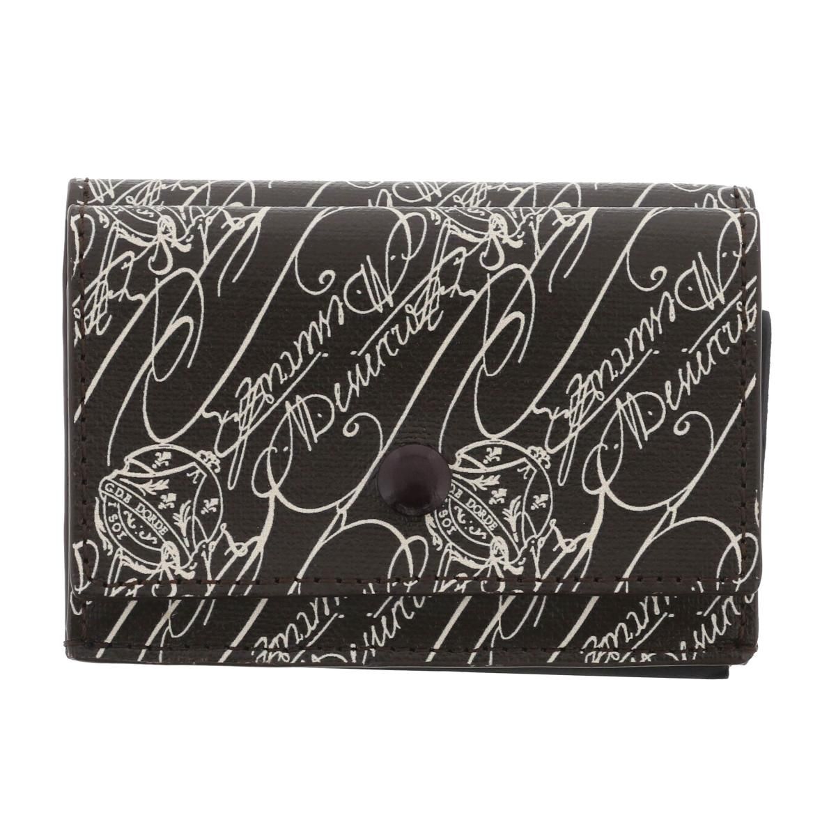 Berluti トワル・マルブフ ウォレット_Makore N296775_badi-toile-marbeuf-