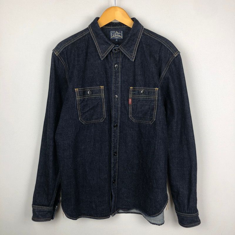 品 STUDIO D’ARTISAN ステュディオダルチザン 14OZ DENIM WORK SHIRT D5335 14オンス デニム ワーク シャツ トップス 長袖 145-251005-ts-09-tei