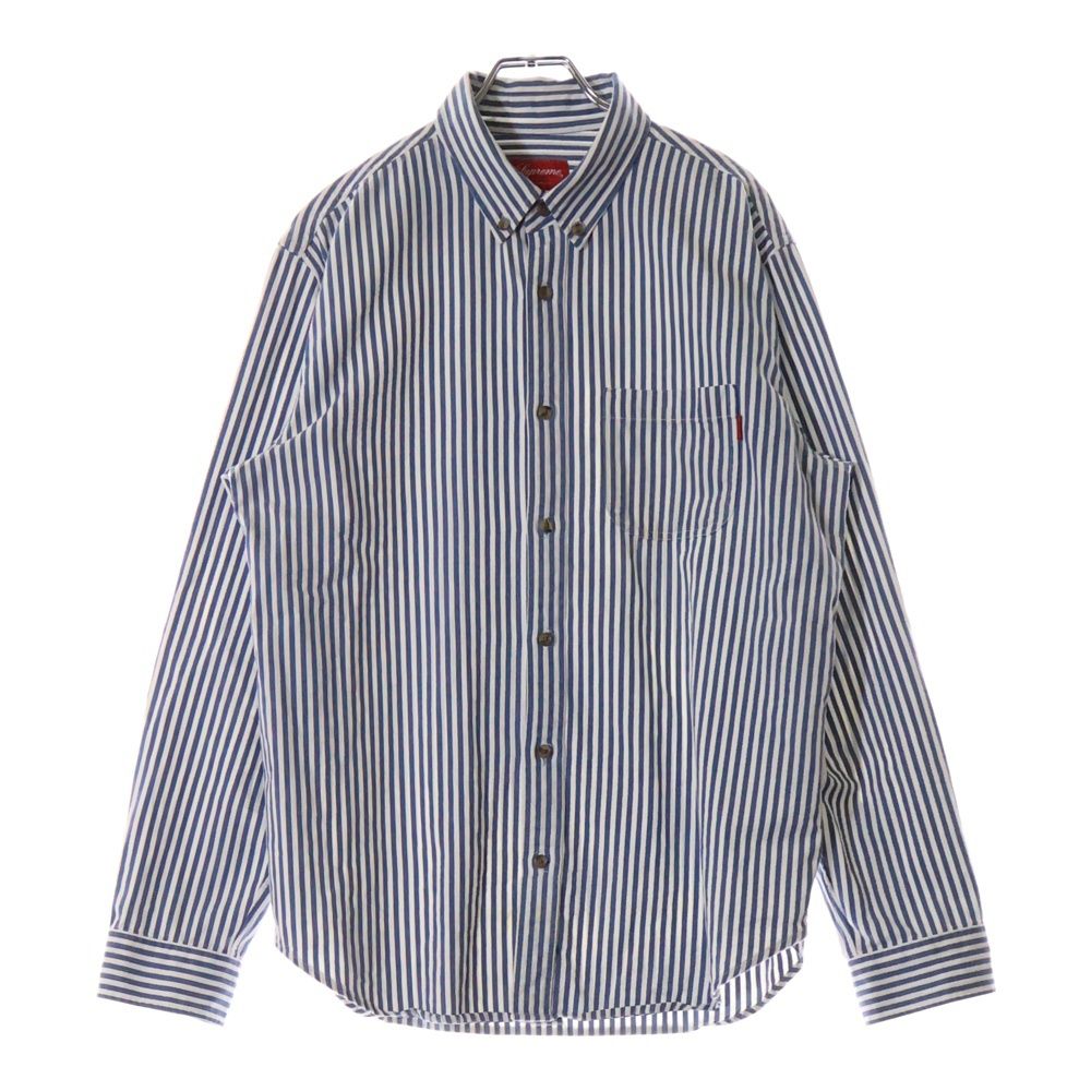 16ss Supreme シュプリーム Striped Denim Shirt Supreme Striped Denim Shirt (SS16)