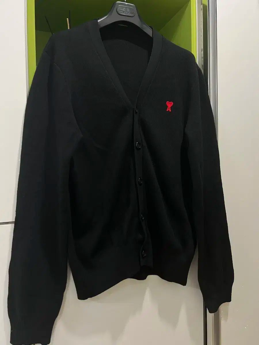 23fw アミ ブラック カーディガン XL ほぼ