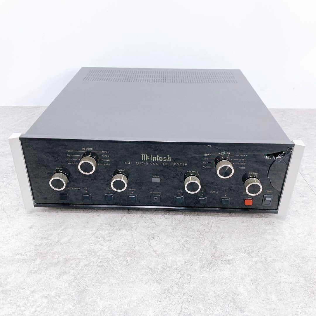 【現状品】McIntosh マッキントッシュ　 プリアンプ　C41 現状品】McIntosh マッキントッシュ プリアンプ C41 - メルカリ