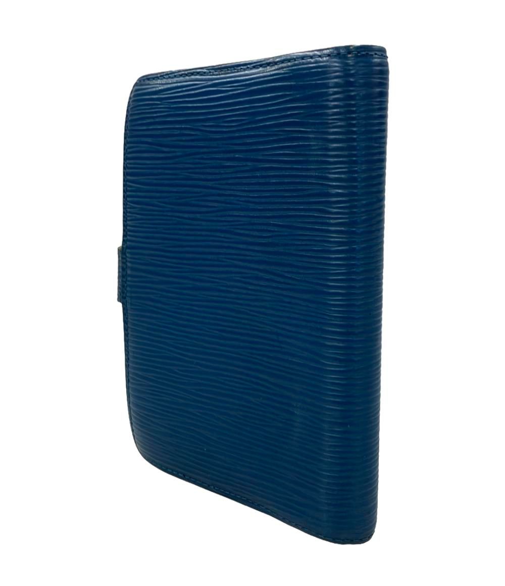 ルイヴィトン LV エピ 手帳 カバー アジェンダ ブルー ルイヴィトン