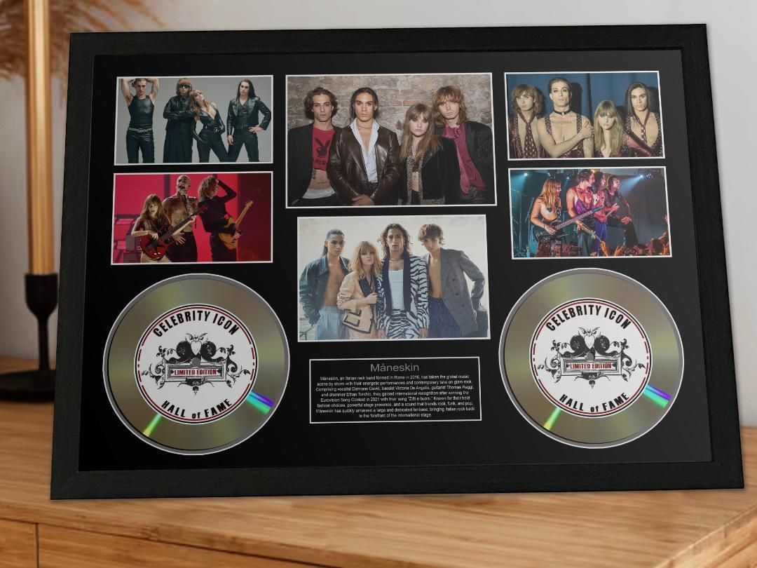 マネスキン セレブリティー アイコンフレーム ロック 証明書付 -1
