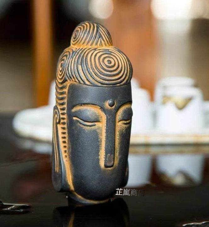 極細工 仏教 美術 仏像 仏首 仏頭 装飾 置物 装飾 収蔵 コレクション