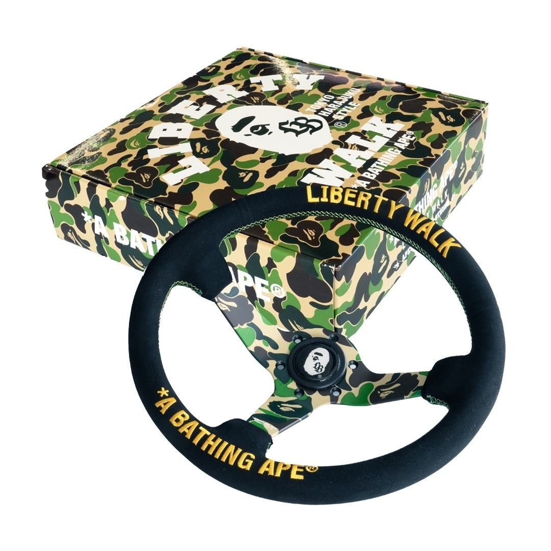品 BAPE×LB Steering ステアリング SKU CS26-BP LIBERTY WALK リバティーウォーク A BATHING APE エイプ コラボ 管理番号 864