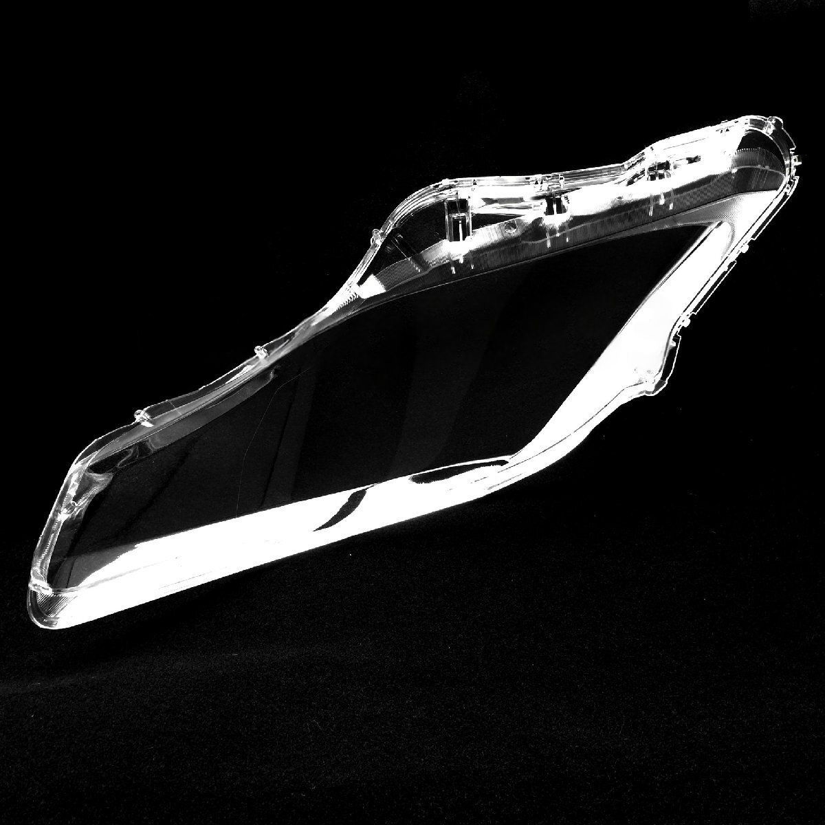 ヘッドライトカバー TOYOTA トヨタ アルファード ALPHARD 20W型 2008-2012年に対応 ヘッドランプ透明レンズ ランプシェード高質PC製 FFCRYSTALESIA_COM