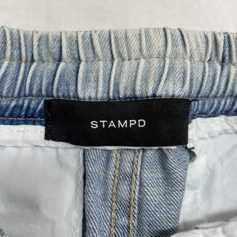 STAMPD ショートパンツ ダメージ加工 デニム ショーツ ハーフ パンツ