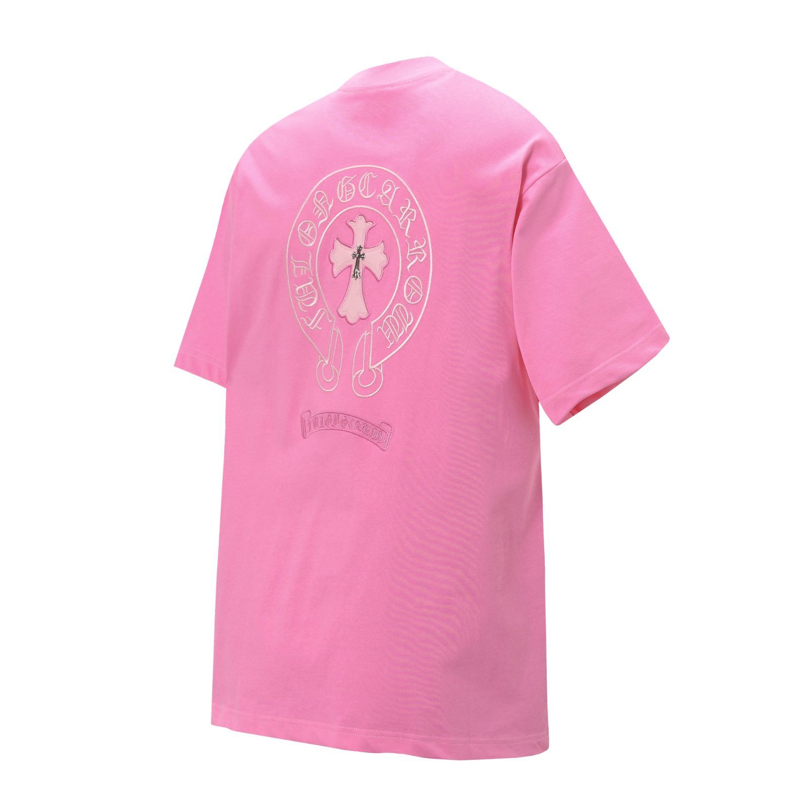 クロムハーツ クロス＆ホースシュー レディース オールド Tシャツ ピンク クロムハーツ クロス＆ホースシュー レディース オールド T
