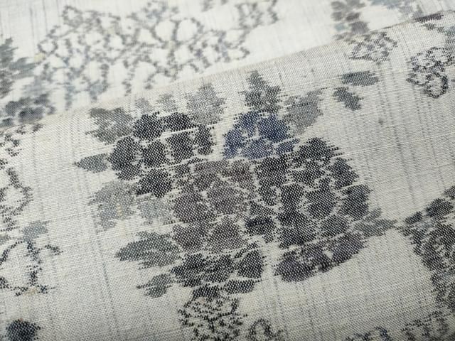 平和屋着物●小千谷紬　舞花文　正絹　逸品　CAAZ2619ut 平和屋着物○小千谷紬 舞花文 正絹 逸品 CAAZ2619ut - メルカリ