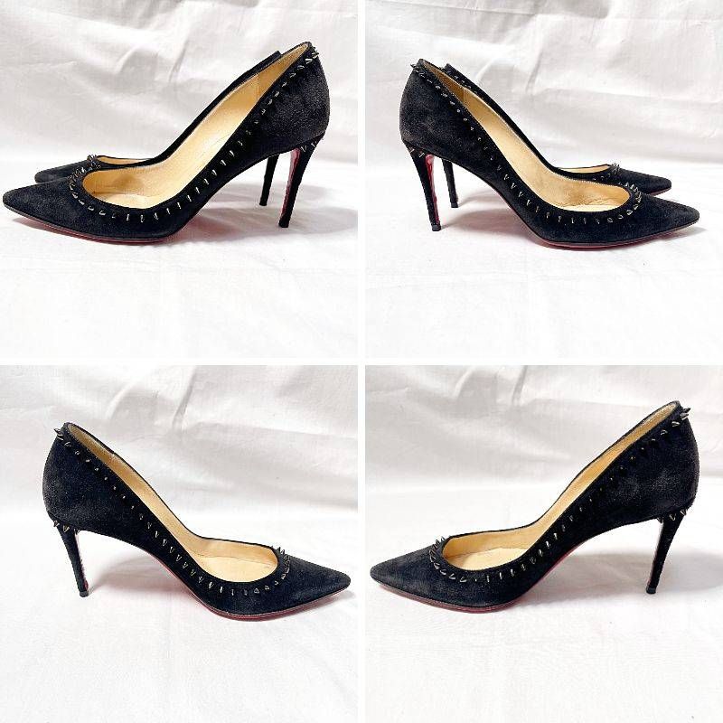 Christian Louboutin クリスチャンルブタン 35.5 スタッズ パンプス 