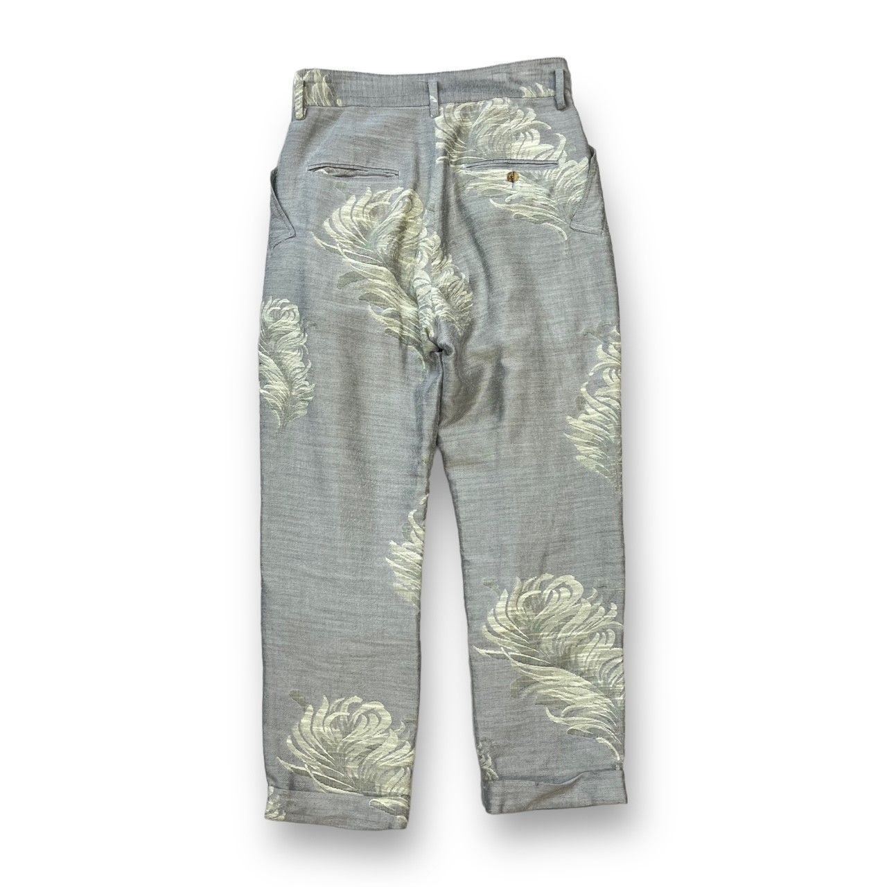 BED J.W.FORD father pattern JACQUARD TAPERED TROUSERS 1 - メルカリ