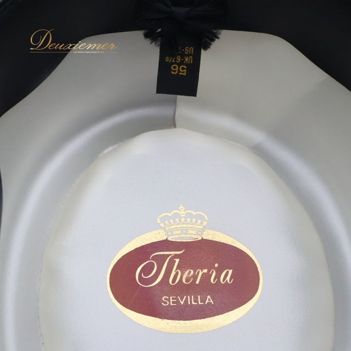 最大75％割引！ フラメンコ コルドベス ハット 帽子 ケース バッグ 鞄 2点セット 小物 小道具 黒 無地 ダンス用 ブラック系 練習 舞台 コルドベス セット スペイン製 真っ黒 シンプル つば長さ 激安大特集！