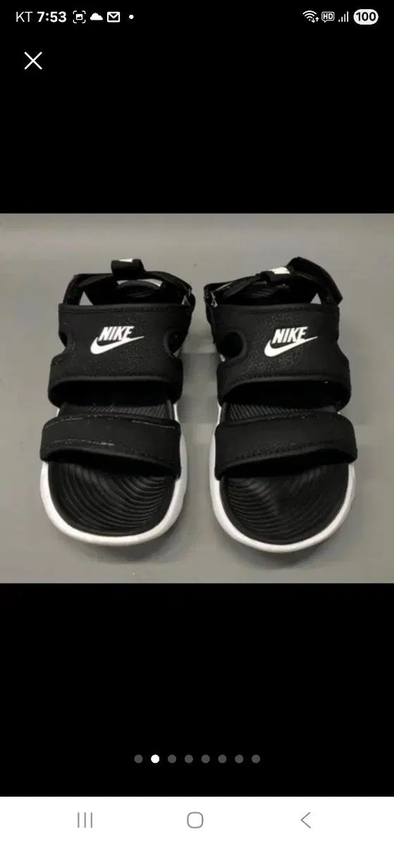 ♡新品未使用⭐︎Nike24.0はブラックサンダル NIKE サンダル24.0㎝ ブラック - メルカリ