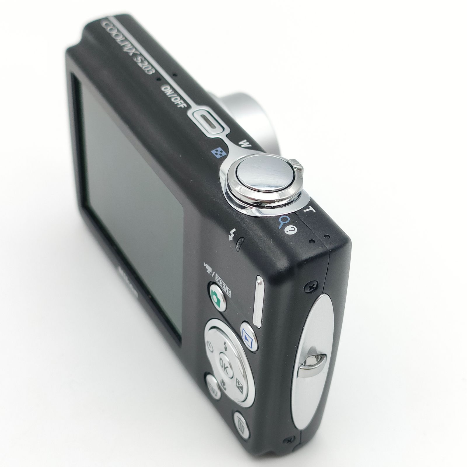 ★動作品★【A655】Nikon COOLPIX S203 軽量コンパクト 美品】 NIKON ニコン カメラ Coolpix S203 デジカメ コンパクト